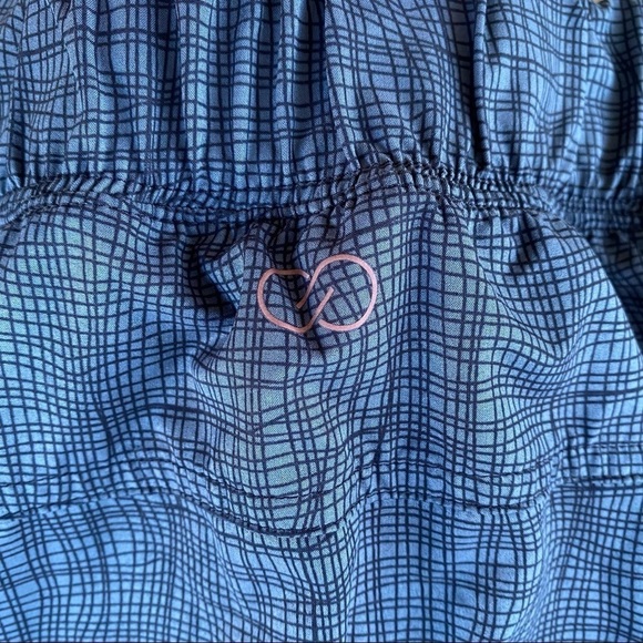 Calia by Carrie Underwood Anywhere Skirt Skort Caviar Crosshatch Gray Medium - Picture 6 of 10